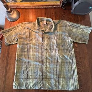 Dad’s Patagonia Green and Blue Plaid Shirt